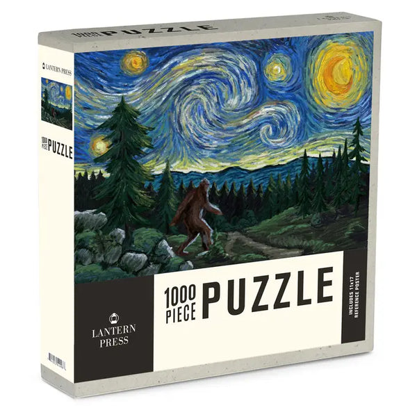 Bigfoot Starry Night Puzzle