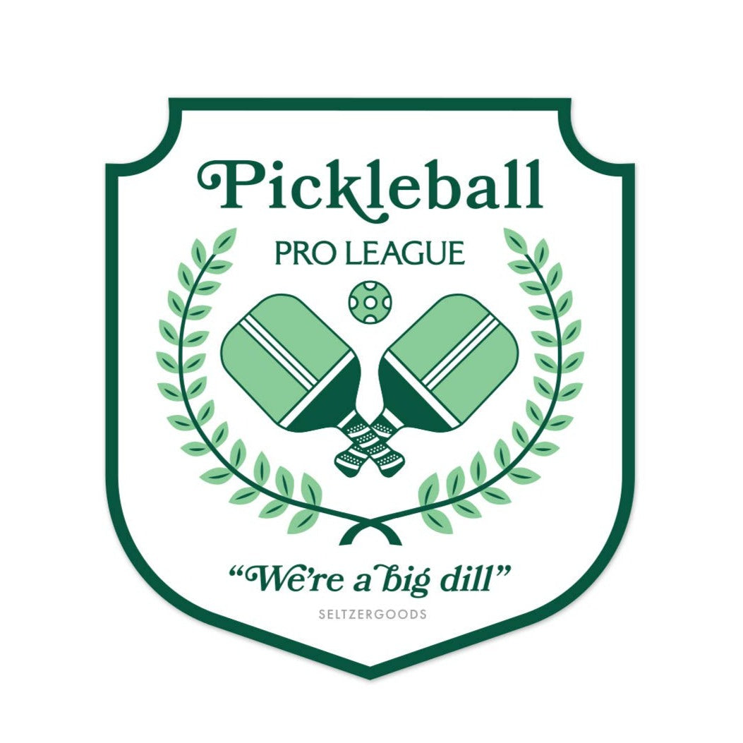 Pickleball Crest Sticker