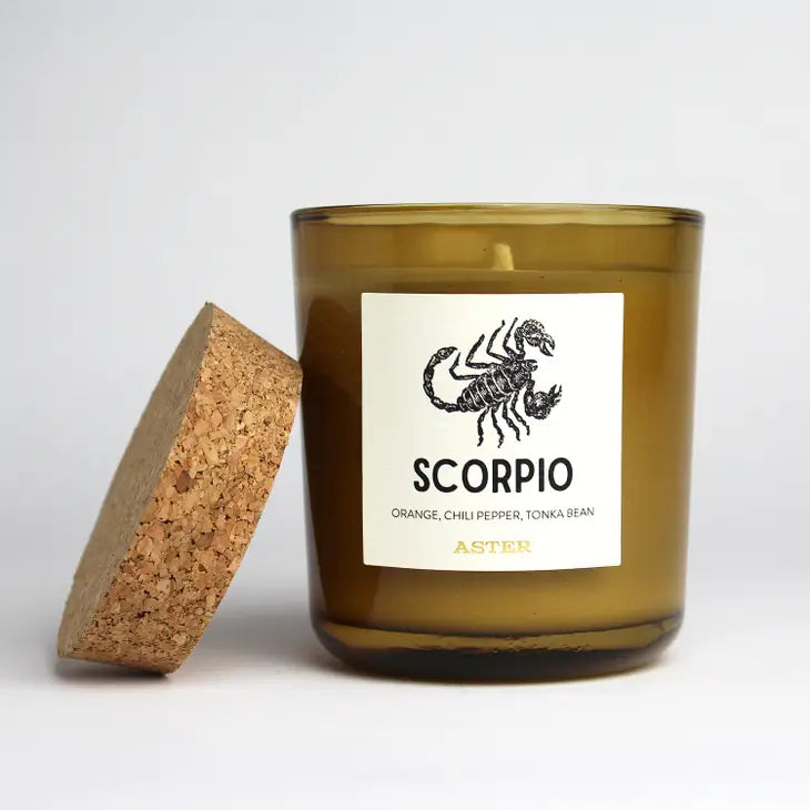 Scorpio Zodiac Candle