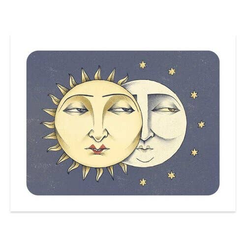 Sun and Moon Print