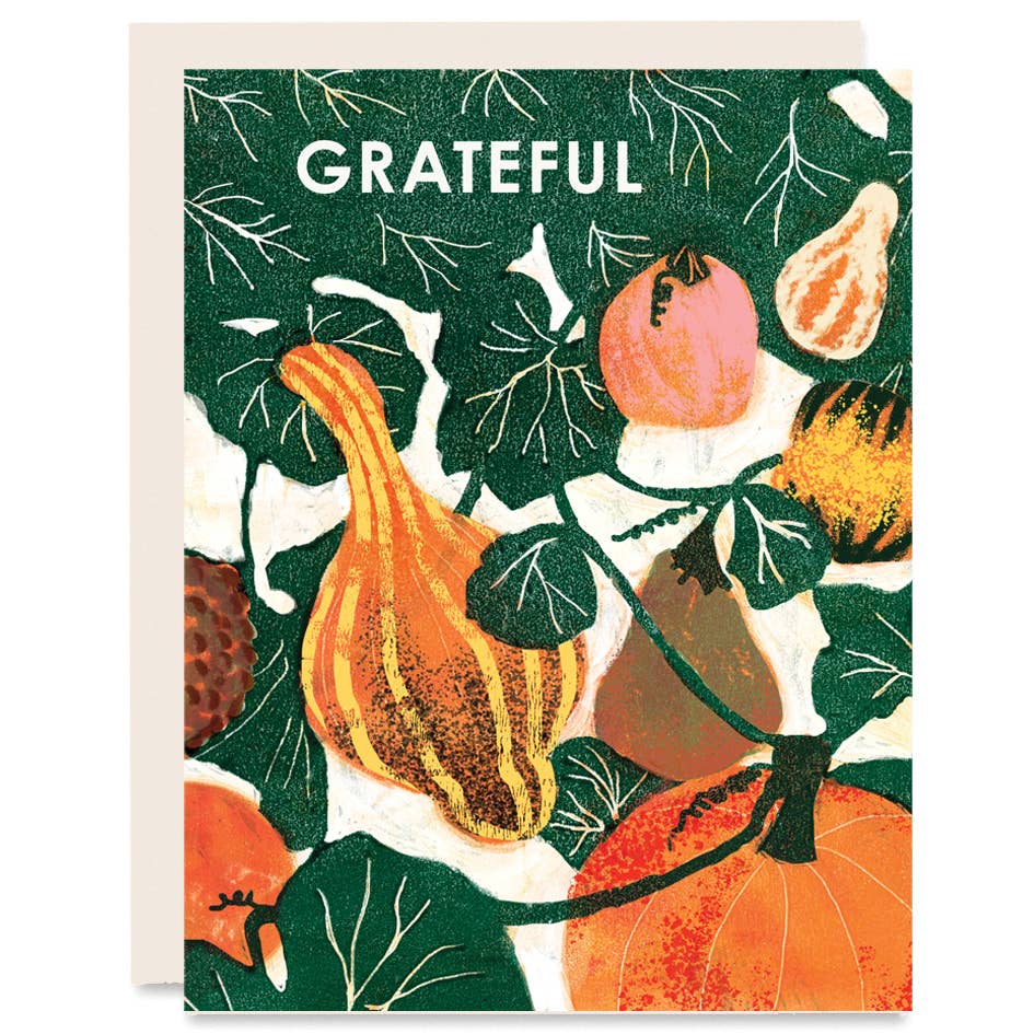 Grateful Gourds Gratitude Card