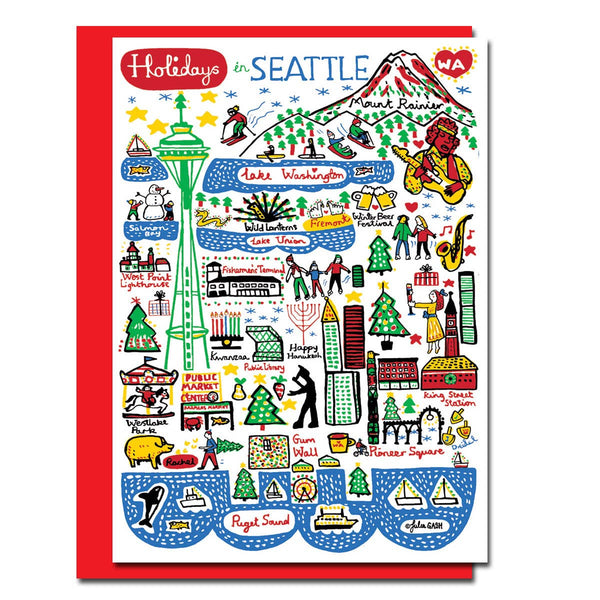 Holidays in Seattle Card