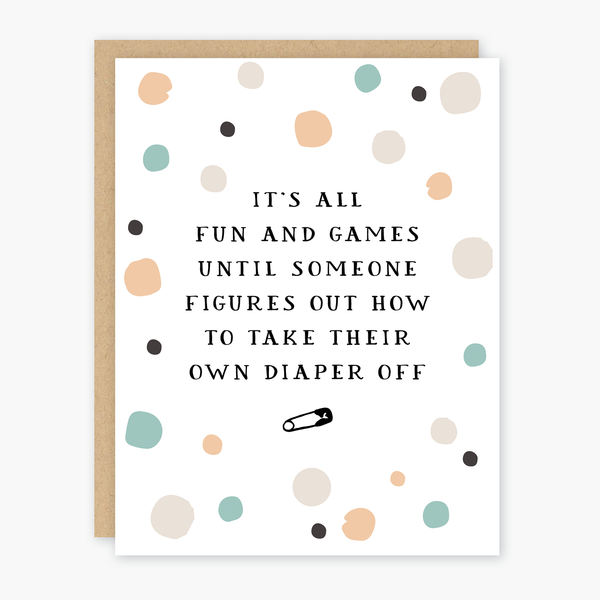 Fun & Games Baby Card