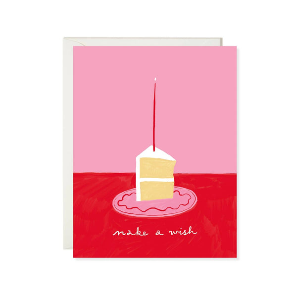 Cake Slice Wish Card