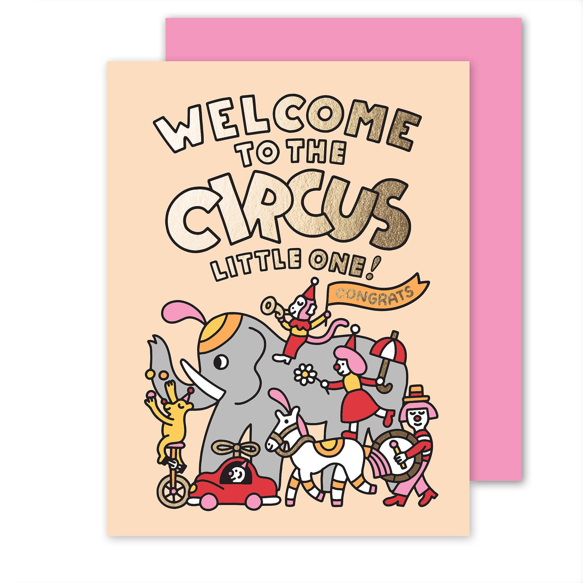 Little One Circus Card