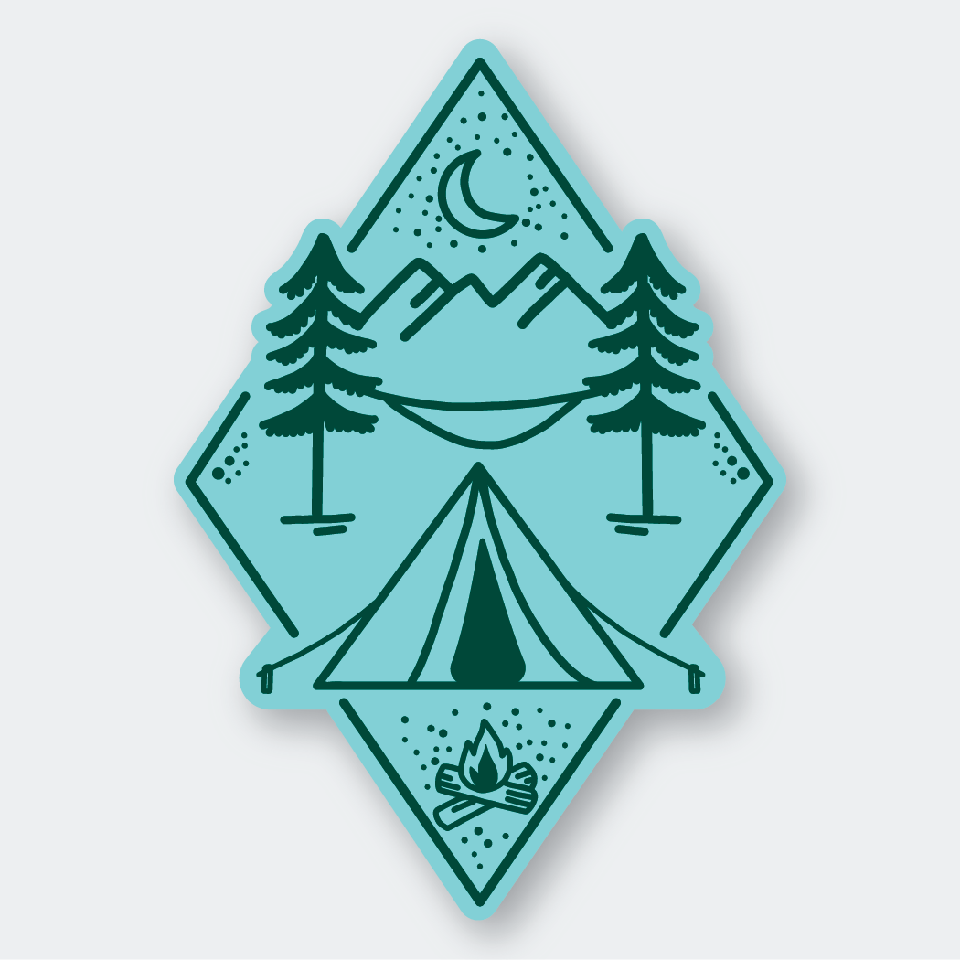 Campsite Sticker