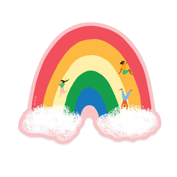Rainbow Slide Sticker
