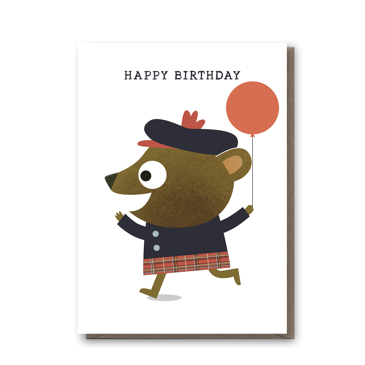 Happy Birthday Piper Bear Card
