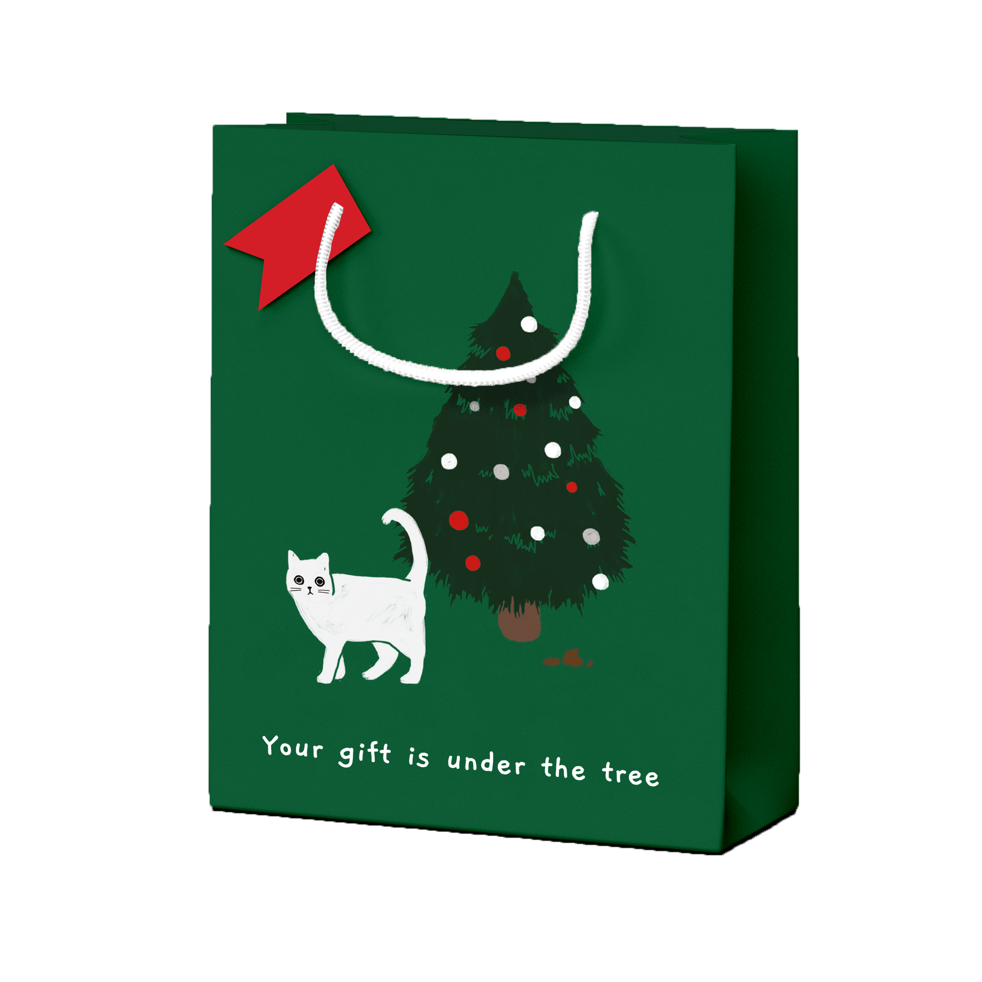 Gift Under The Tree Holiday Gift Bag