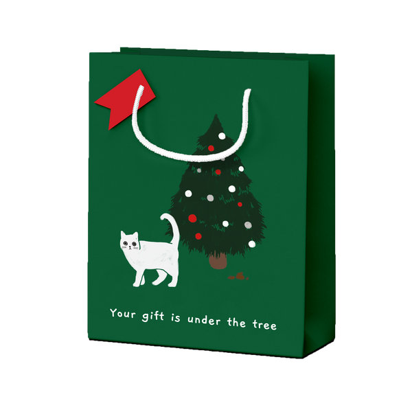 Gift Under The Tree Holiday Gift Bag