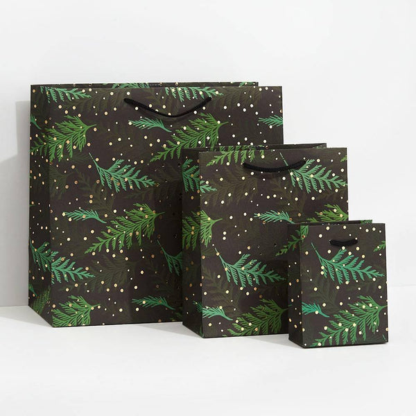 Holiday Cedar Branches Gift Bag - DIGS