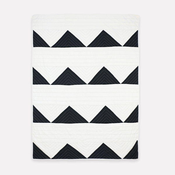 Anchal Charcoal Triangle Throw