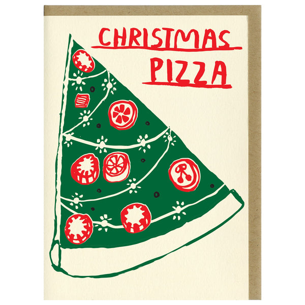 Christmas Pizza Card