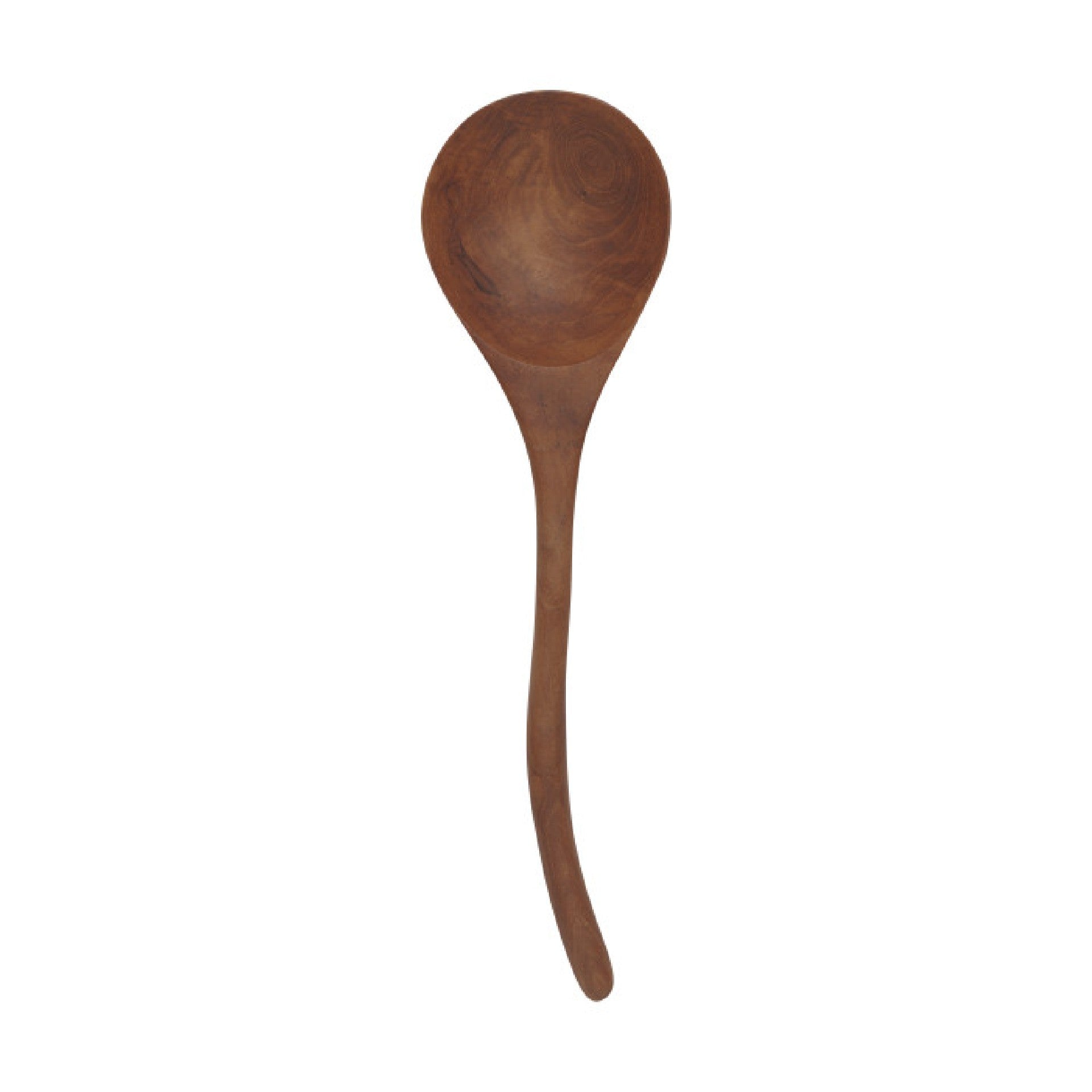 Teak Wood Curved Handled Spoon