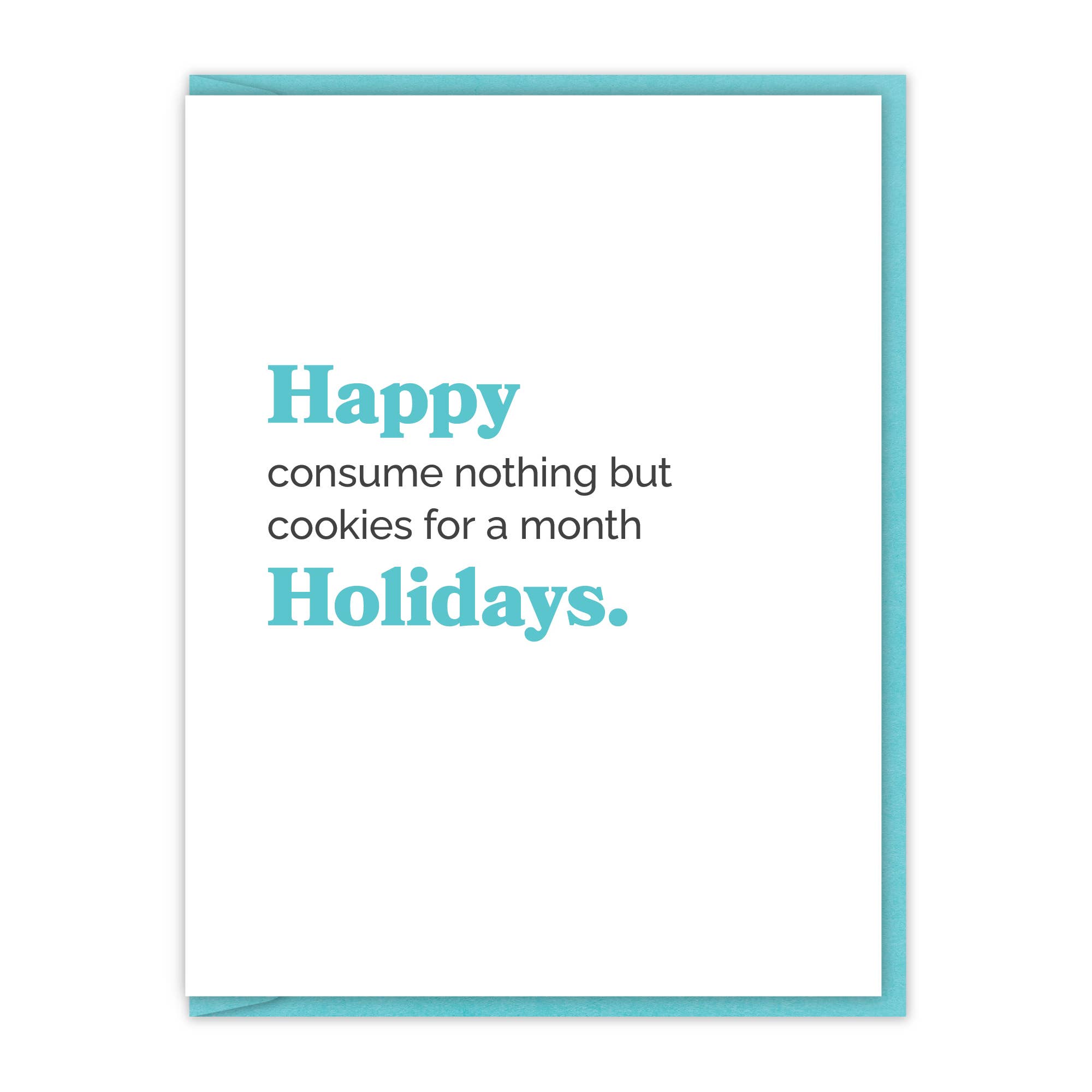 All Cookie Diet Month Holiday Card