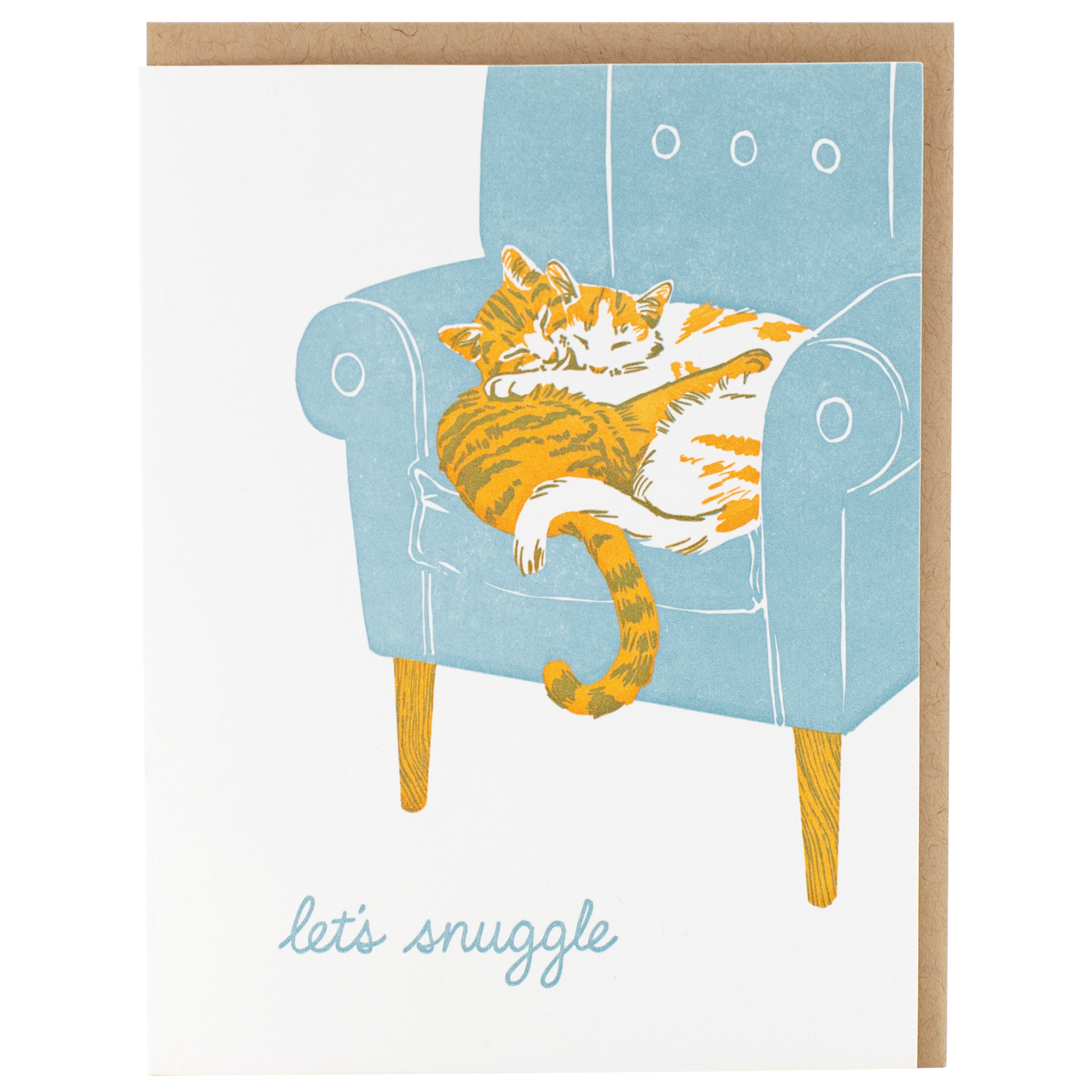 Snuggle Cats Love Card