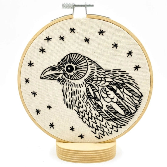 Raven Nevermore Embroidery Kit