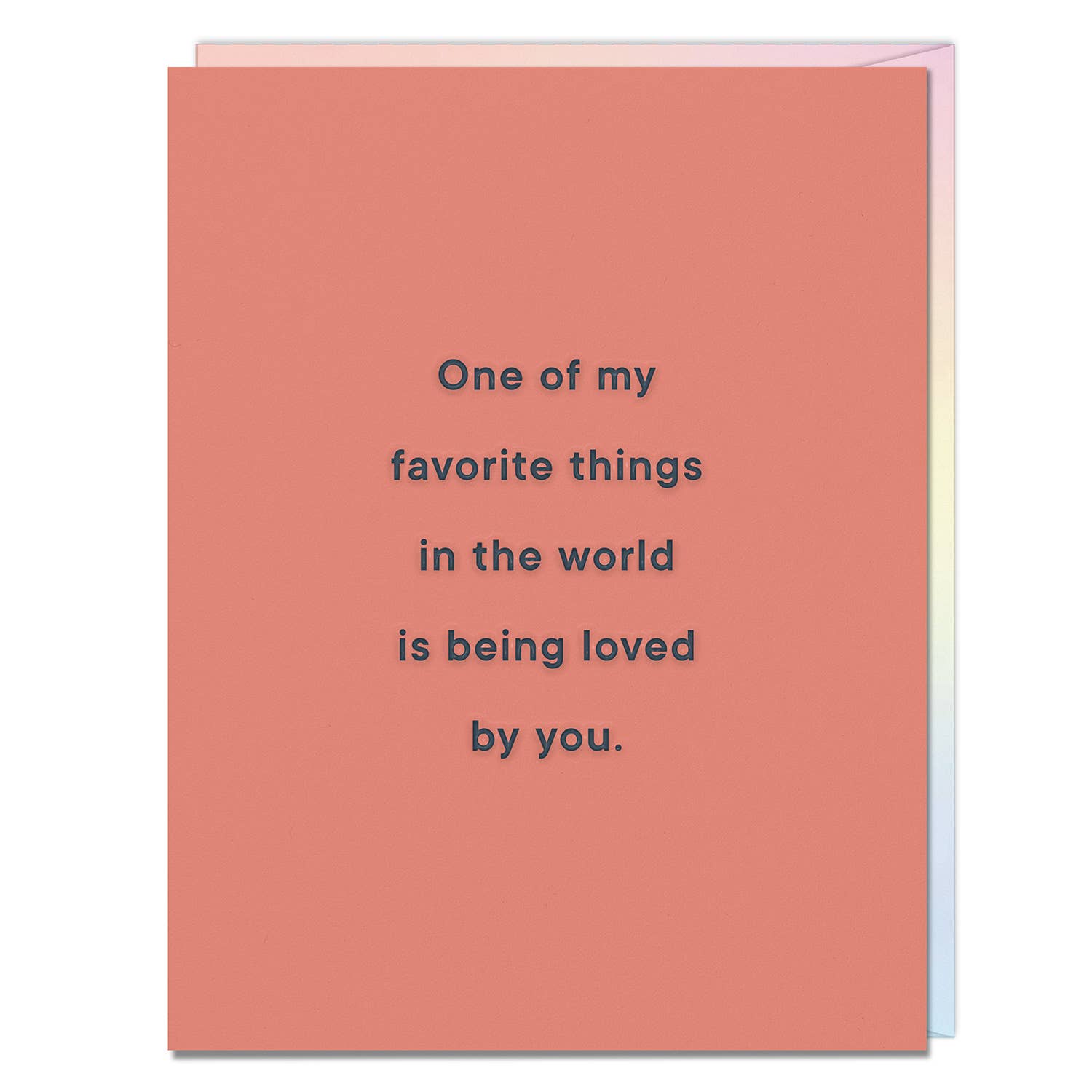 Favorite Things In The World Love Card