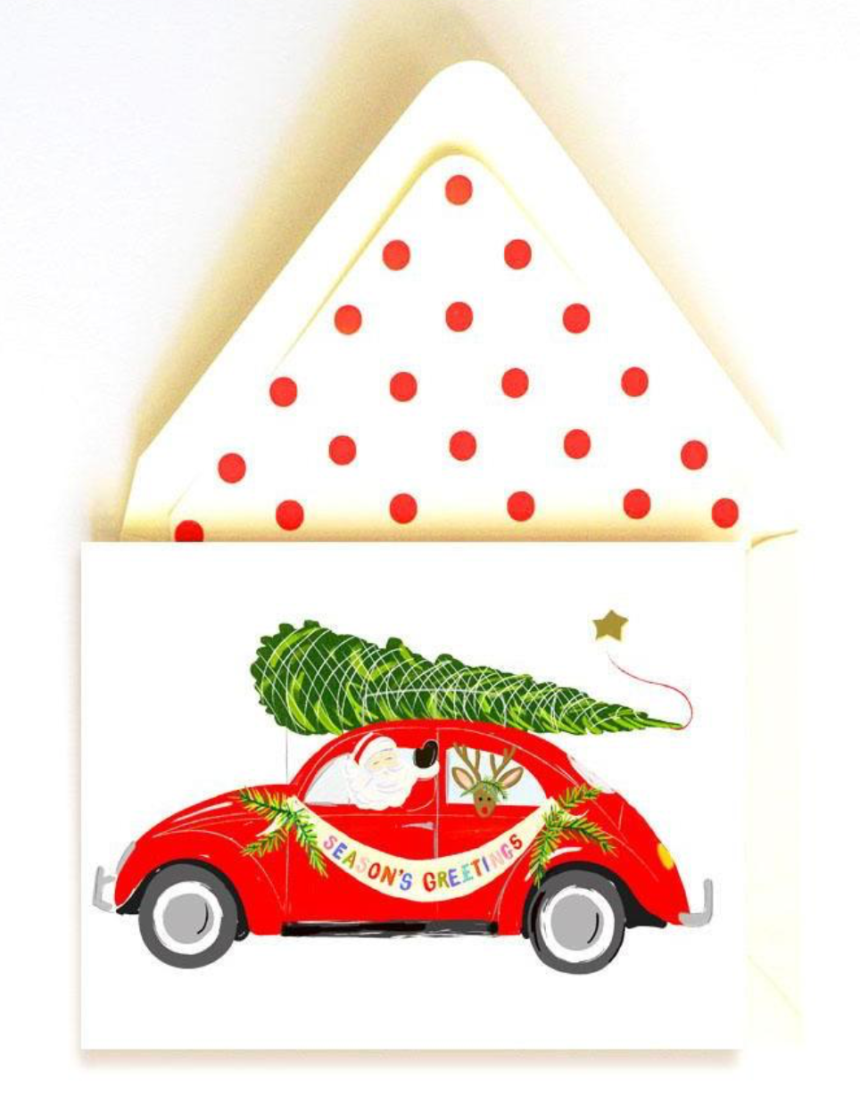 VW Bug Holiday Card, Box Set
