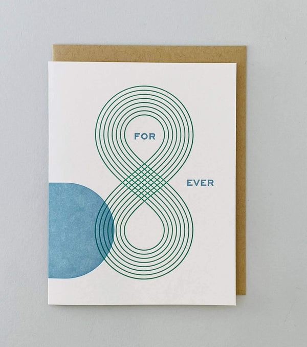 Forever Line Infinity Letterpress Card - DIGS