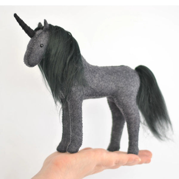 Dark Unicorn Felt Craft Kit