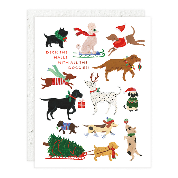12 Dogs of Christmas Card