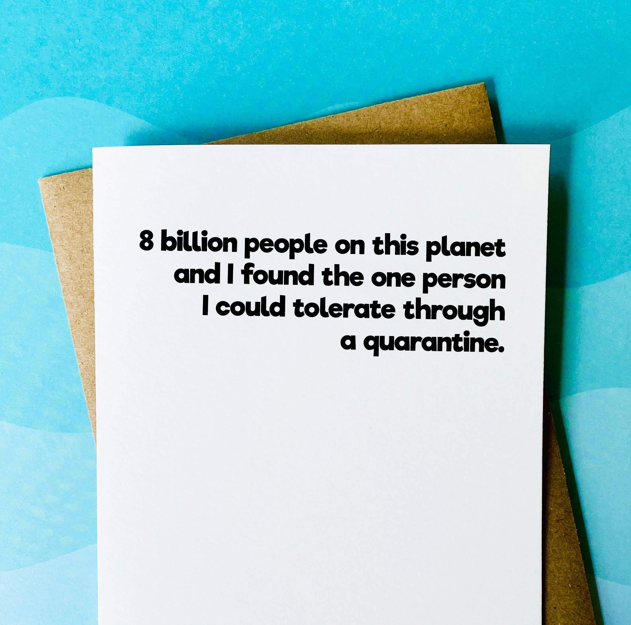 8 Billion People Love Card - DIGS