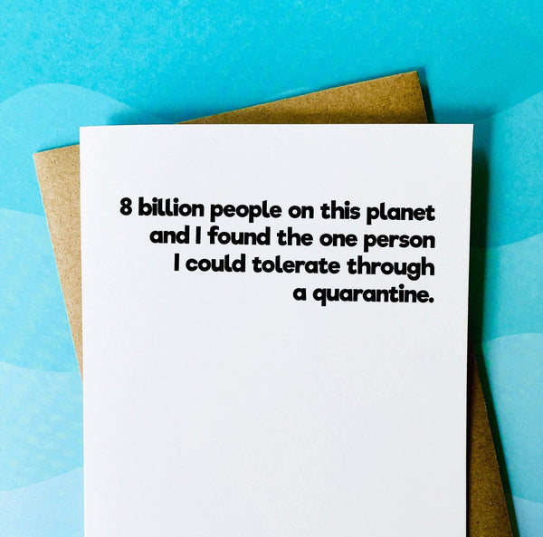 8 Billion People Love Card - DIGS
