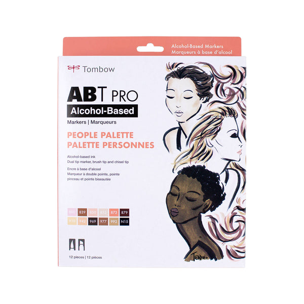 ABT PRO Alcohol-Based Art Markers: People Palette 12-Pack
