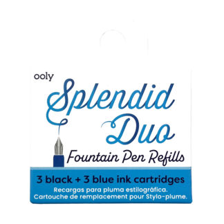Splendid Duo Fountain Pen Ink Refill Cartridges