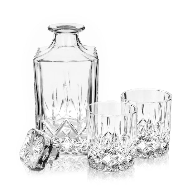 Admiral Crystal Decanter and Tumbler Set