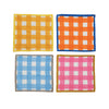 Multicolored Check Napkin Set