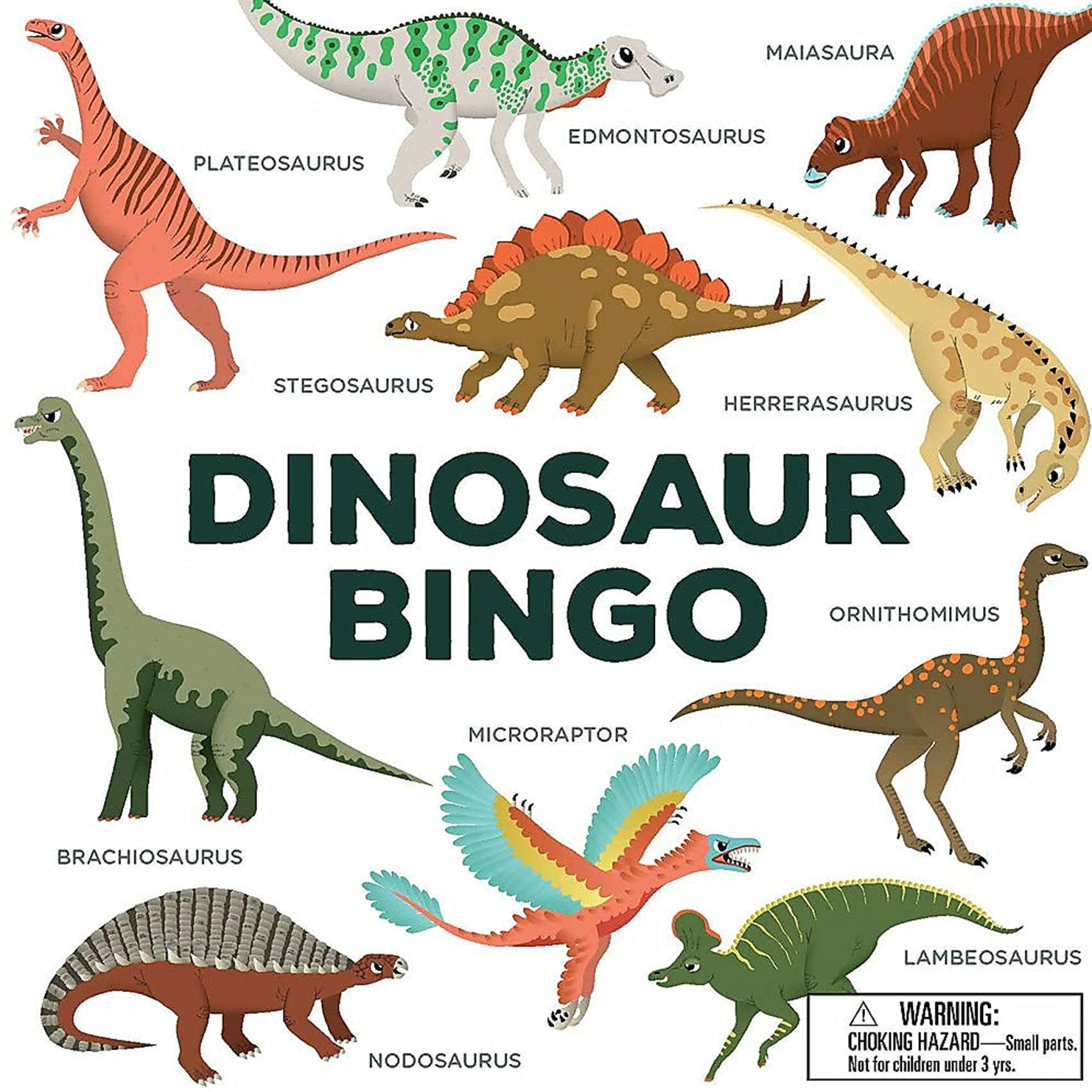 DINOSAUR BINGO kid's game