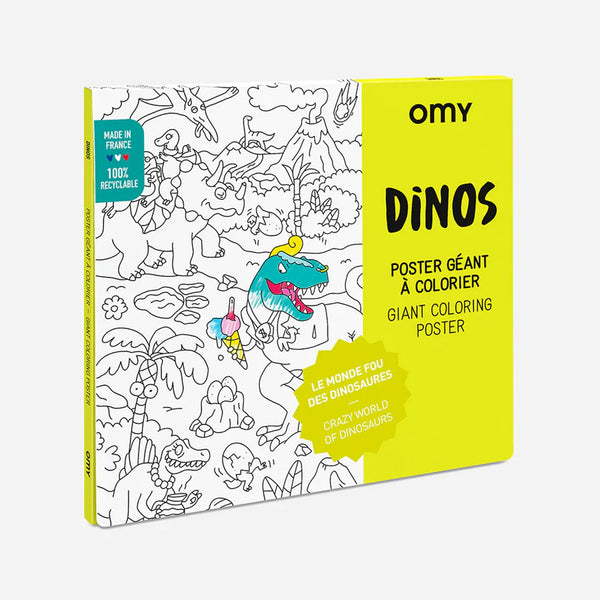 Giant Coloring Poster: Dinos