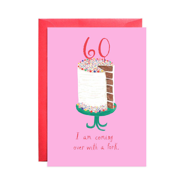 60 Layers Of Cake Birthday Card