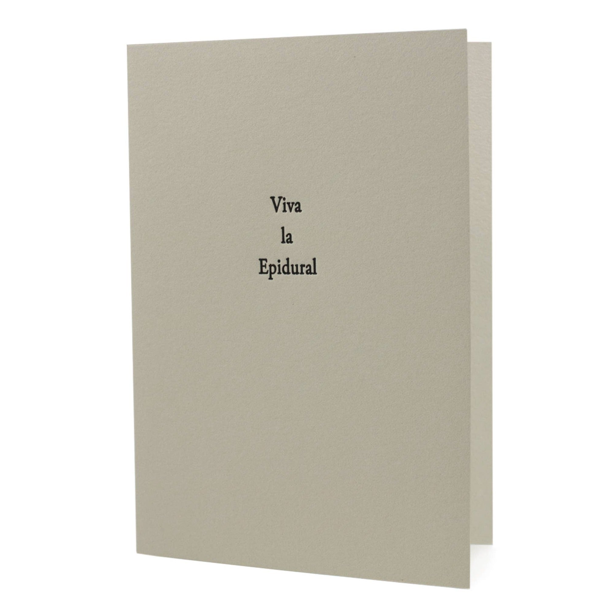 Viva La Epidural Card