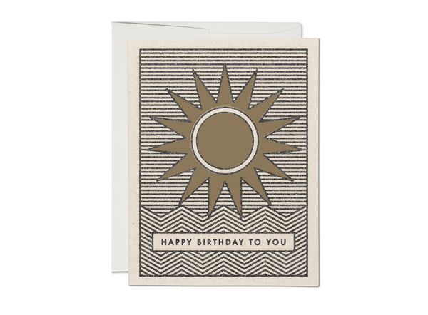 Sunshine Birthday Card - DIGS