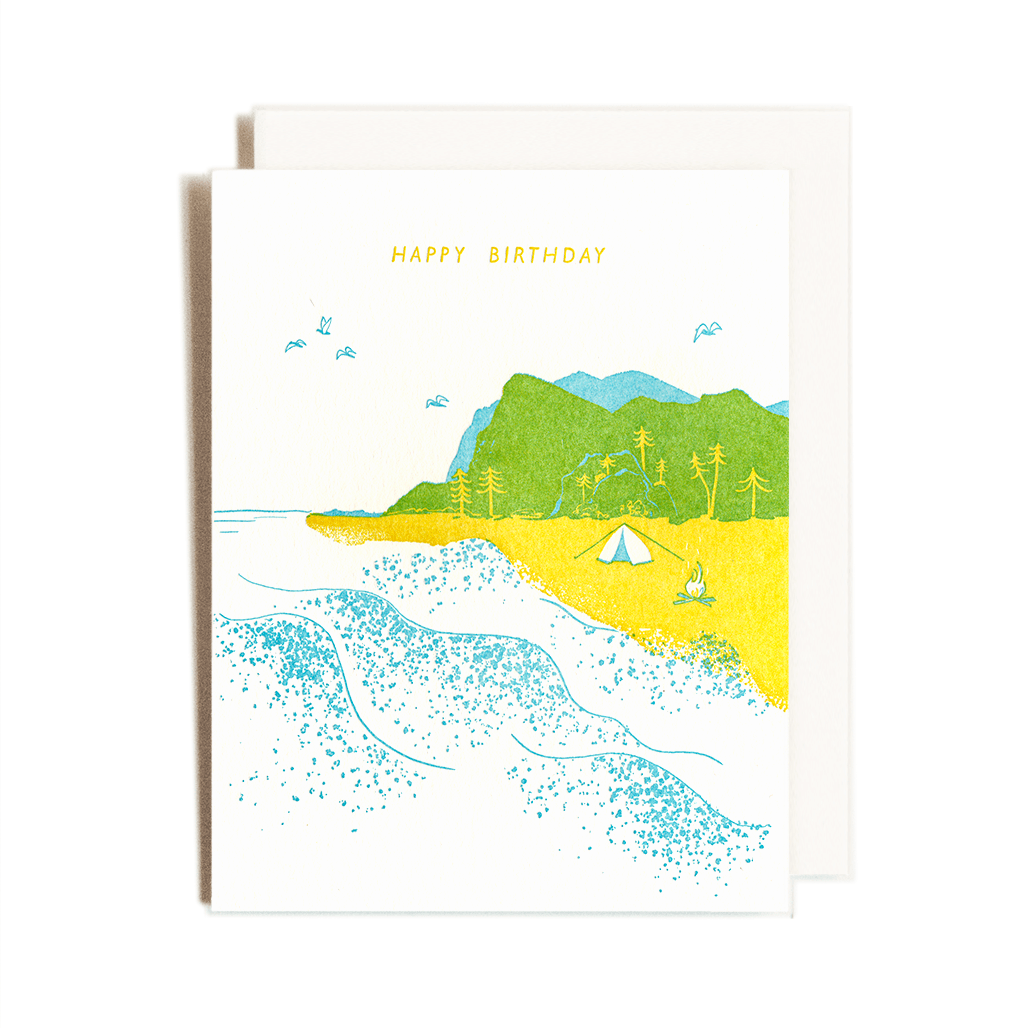 Beachy Birthday Card