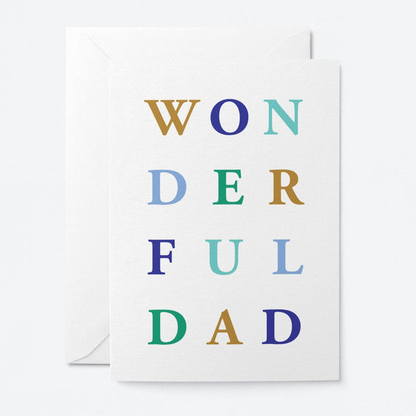 Wonderful Dad Card