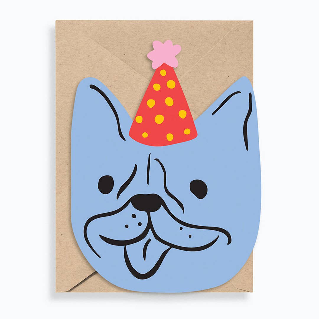 Party Hat Dog Card