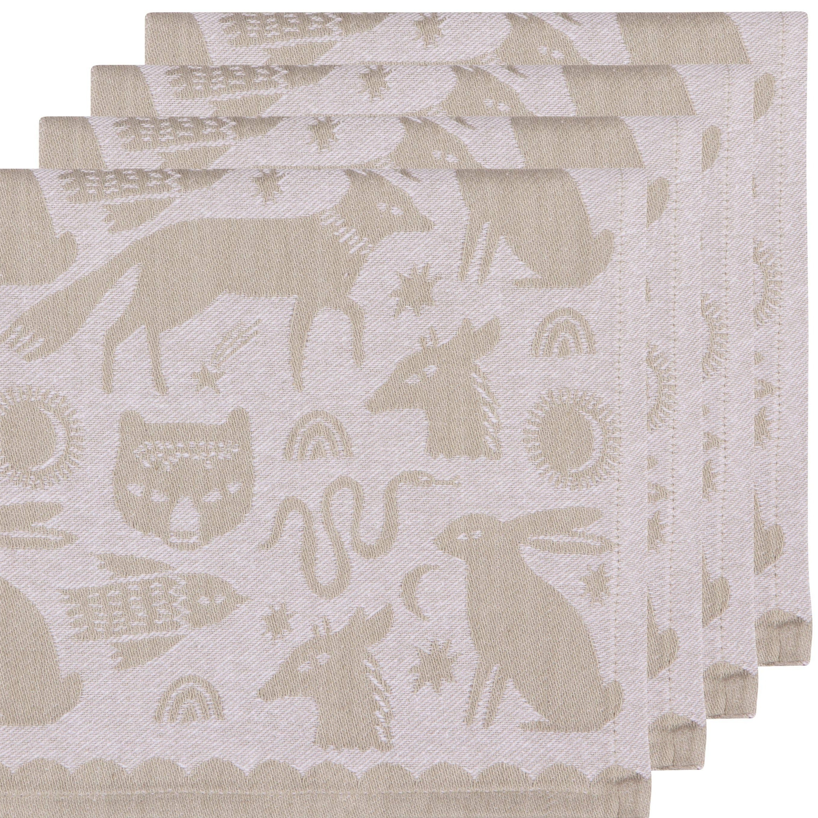 Timber Woven Cotton Napkins, Set/4