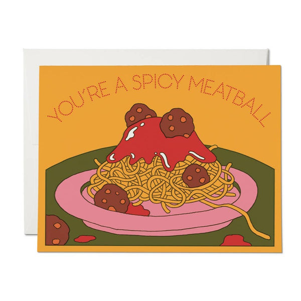 Spicy Meatball Card