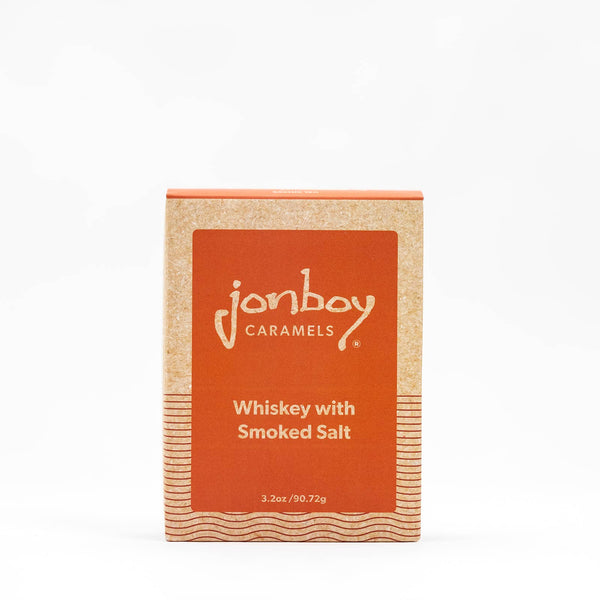 Whiskey with Smoked Salt Caramels