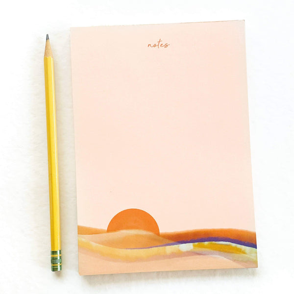 Pink Sunset Notepad - DIGS