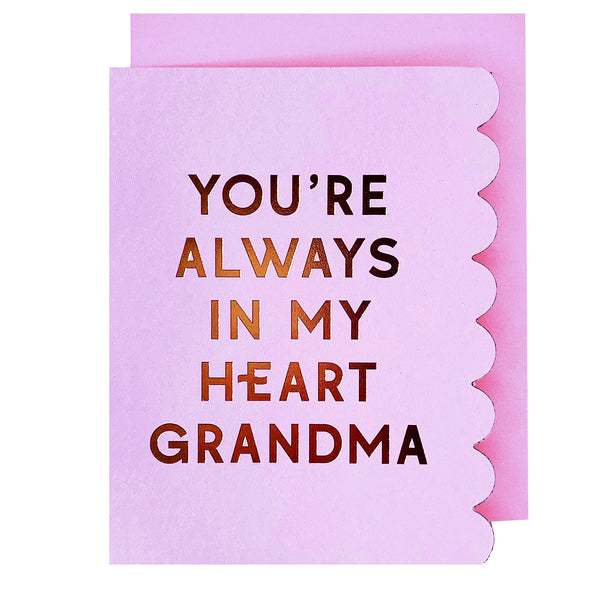 My Heart Grandma Card