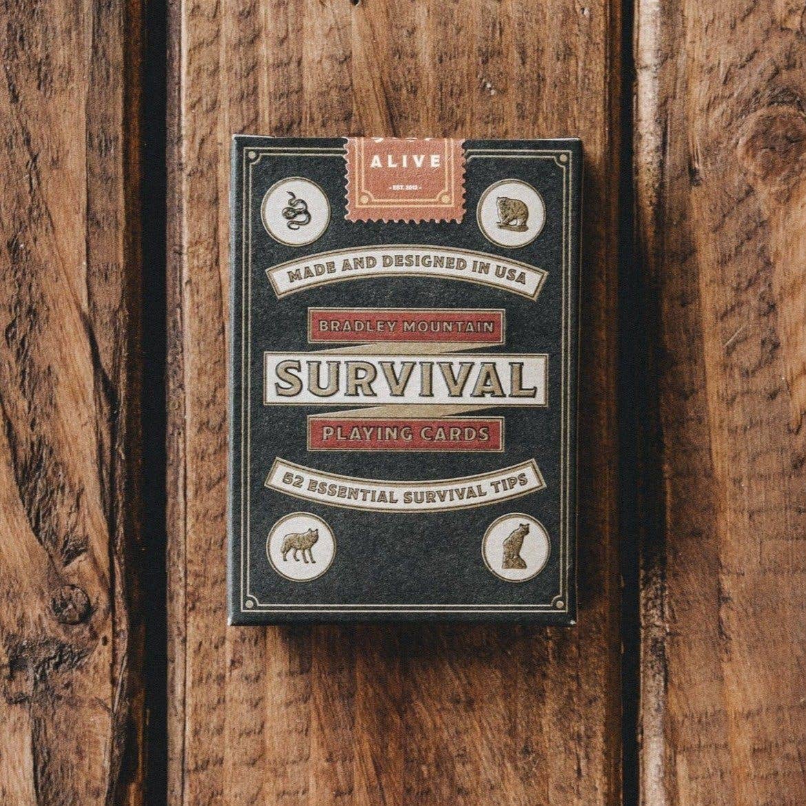 Survival Playing Card Deck