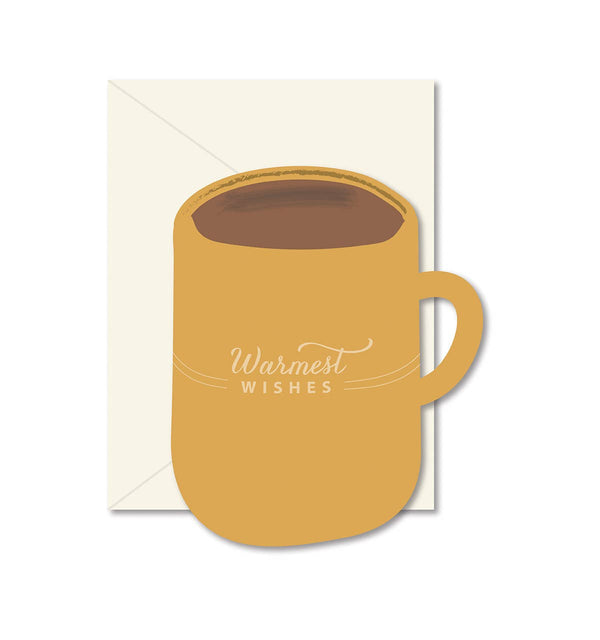 Warmest Wishes Coffee Mug Holiday Card