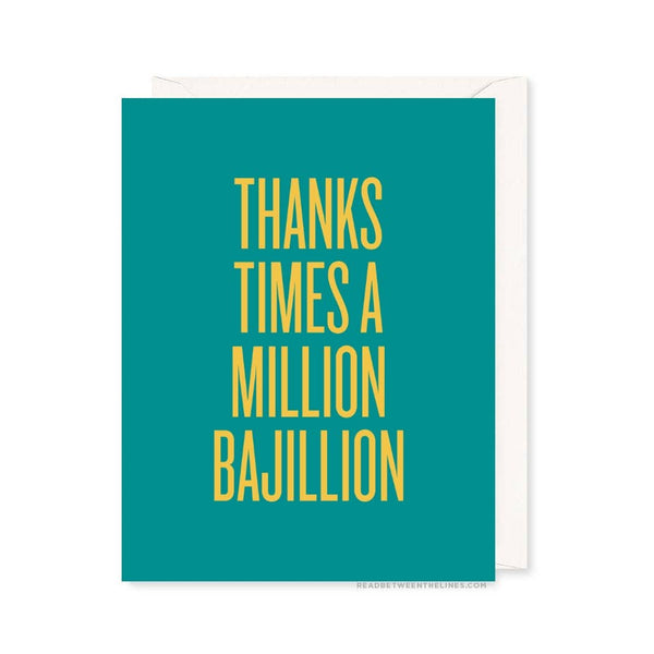 Million Bajillion Card