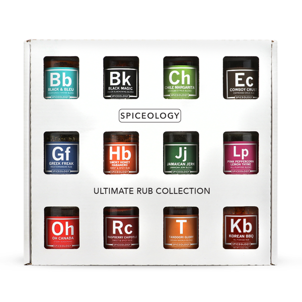 Spiceology - Ultimate Rub Collection | 12 Mini Rub Jars - DIGS