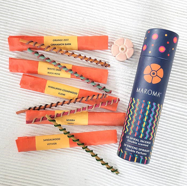 Spiral Incense: Orange Set